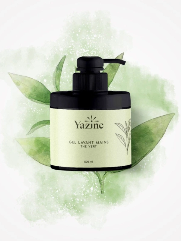 Gel Mains Thé Vert Yazine Cosmetics