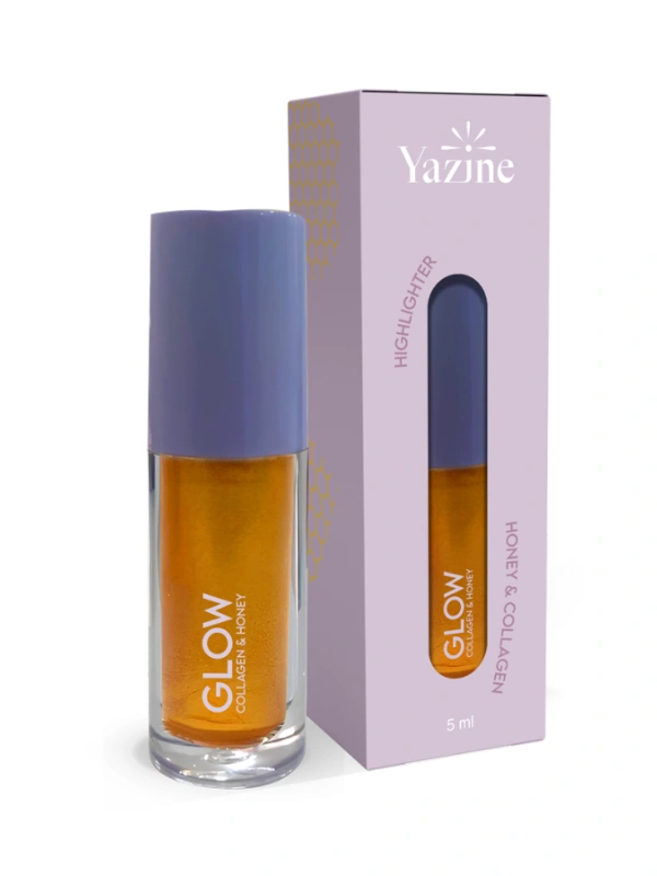 Glow Highlighter Bronze Au Miel & Collagène Yazine Cosmetics