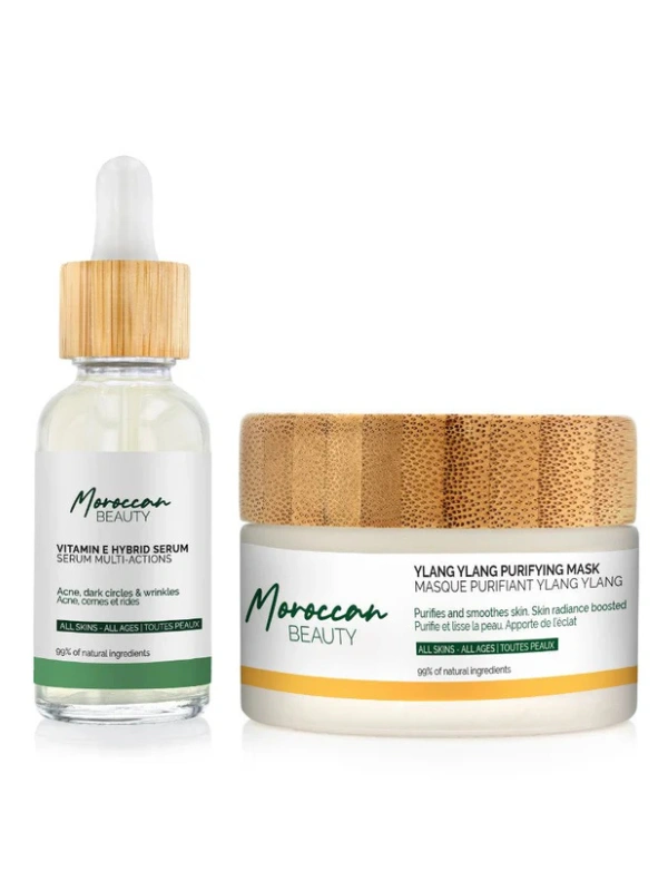 Routine Acne Treat+ Nettoie les pores & Traite l’acné Moroccan Beauty