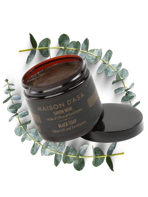 Savon Noir à l’huile d’olive et eucalyptus Maison d’Asa