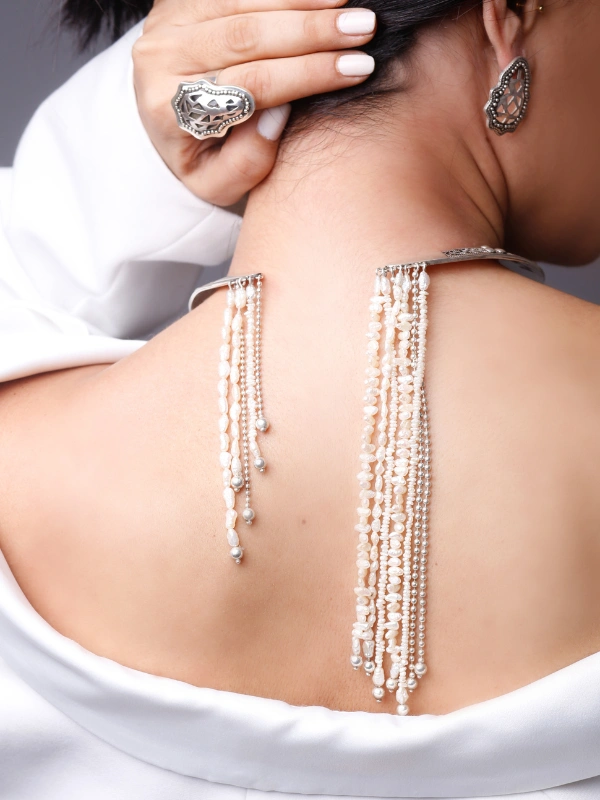 Choker Waterfall Pearl Yelli Jewels