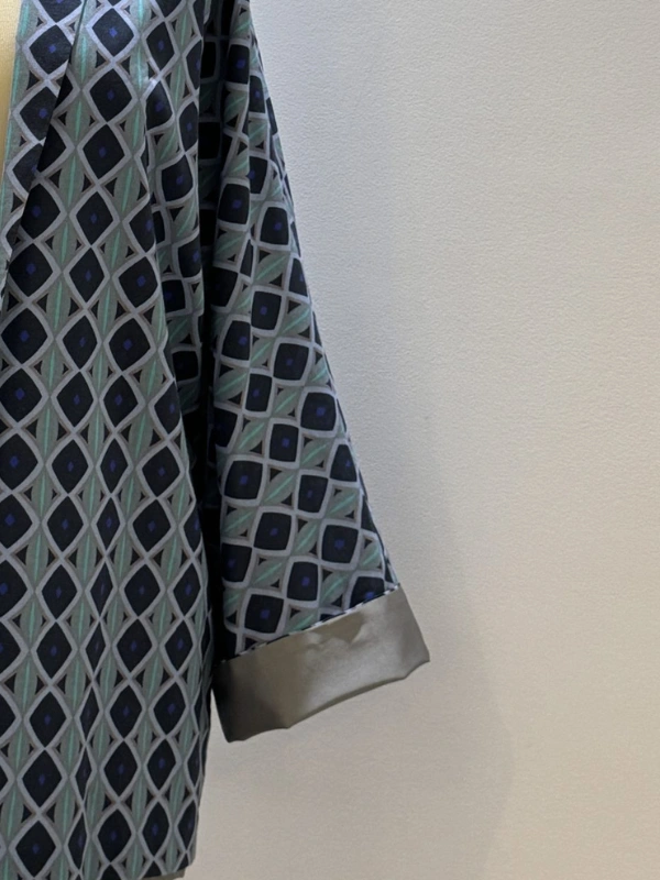 Haori en Coton Bleu Magenta Atelier