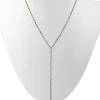 Collier Grand Y Bleu Turquoise Moroccan Concept