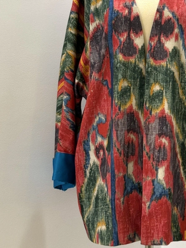 Haori en Toile de Coton Magenta Atelier