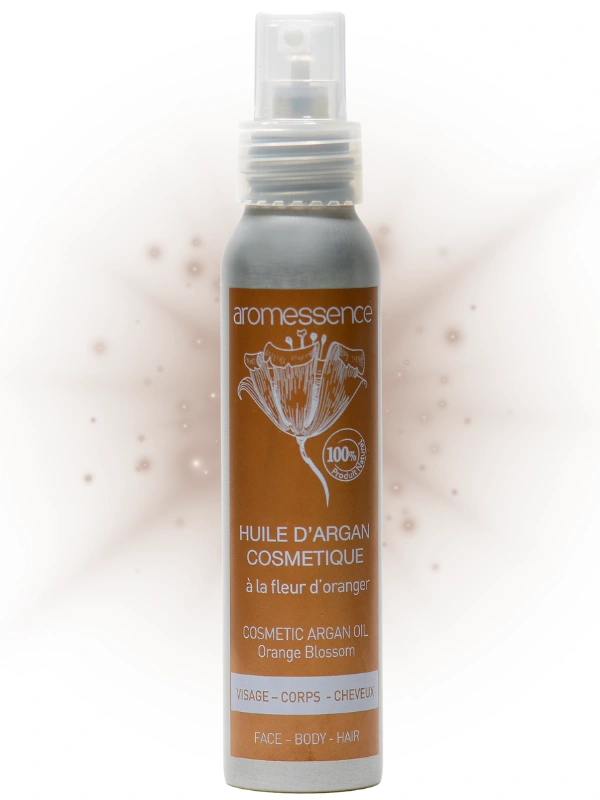 Huile-d'Argan-Cosmétique-à-la-fleur-d'oranger-Aromessence