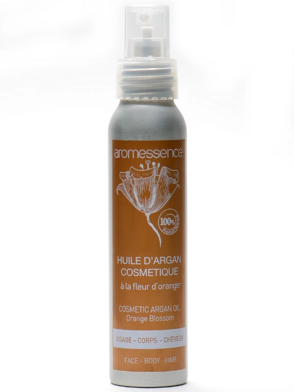 Huile-d'Argan-Cosmétique-à-la-fleur-d'oranger-Aromessence