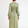 Robe Elya Vert Sauge Bahaar Paris