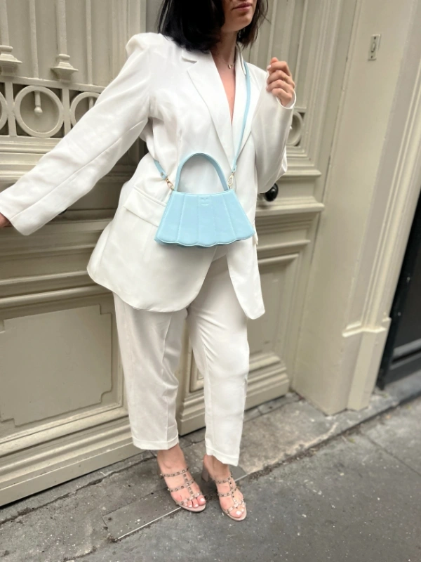 Sac Mini Bloom Pastel Blue