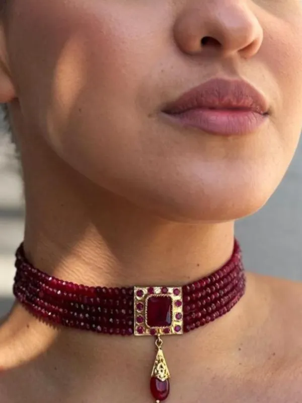 Choker-Rouge-AVA-JEWELRY