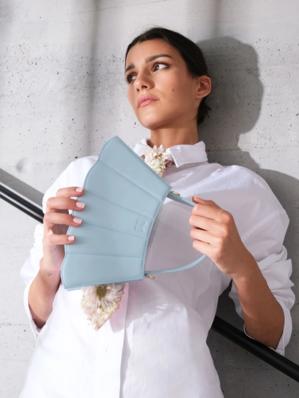 Sac Mini Bloom Pastel Blue Muscha﻿