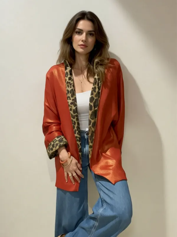 Haori-Lame-Leopard-Magenta