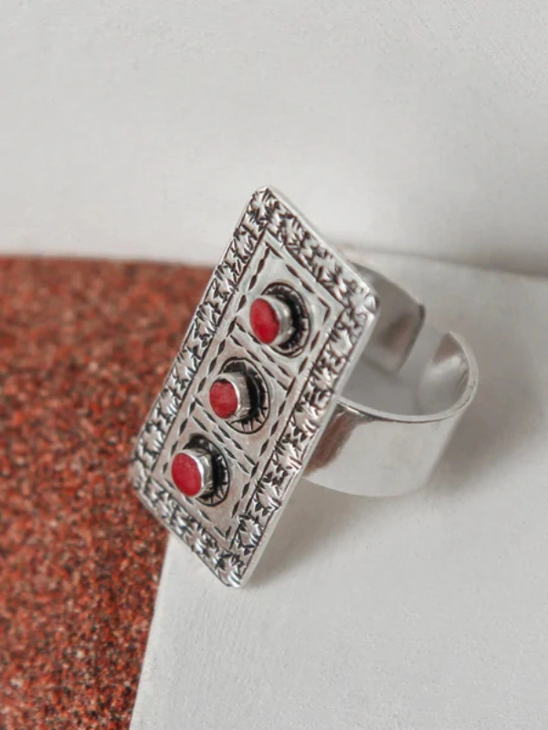 Bague Coral Rectangle Yelli Jewels