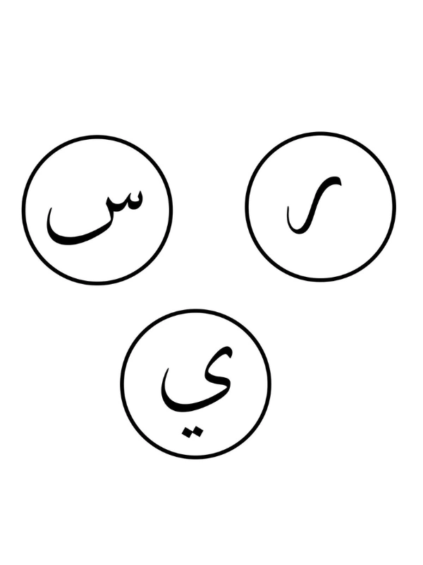 Bague personnalisée Lettre arabe RK Création