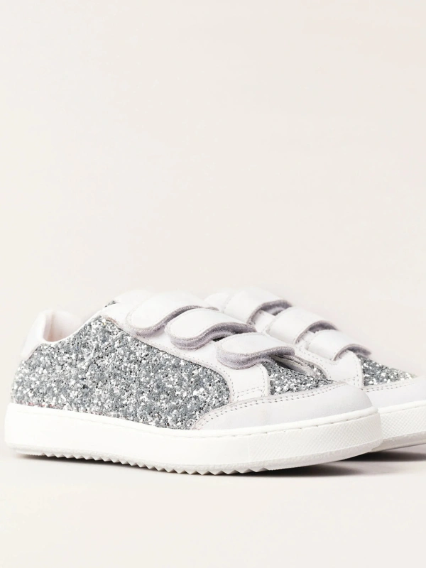 Basket glitter argent For Monsters