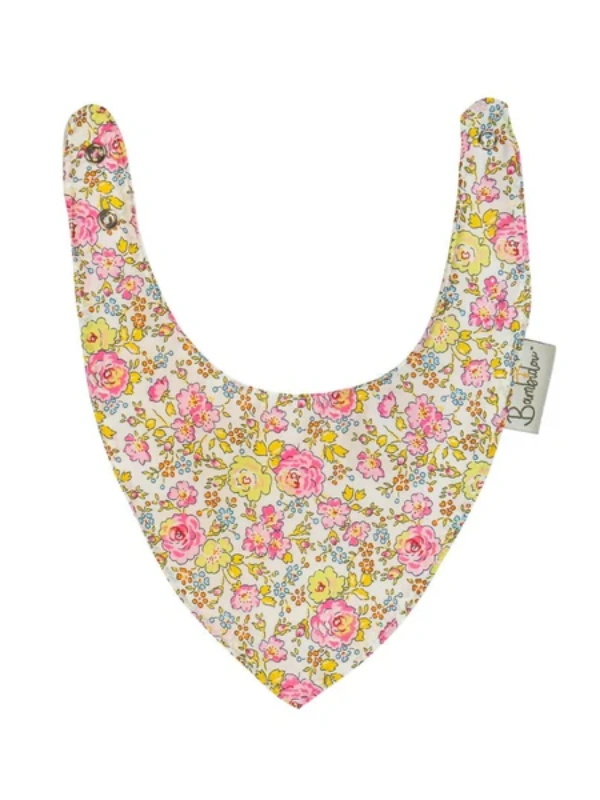 Bavoir Bandana Félicité Rose Liberty Bambidou