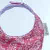 Bavoir-Bandana-Gaze-Rose-Bambidou