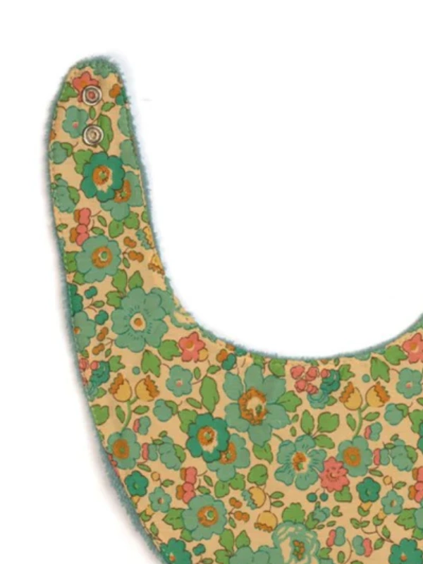 Bavoir Bandana Vert Betsy Liberty Bambidou