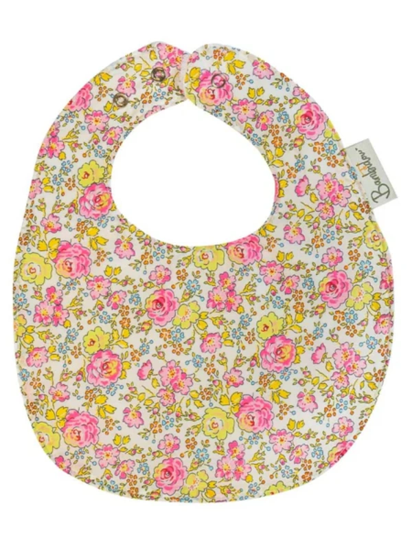 Bavoir Classique Félicité Rose Liberty Bambidou