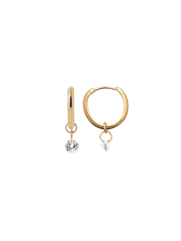 Boucles Anneau Brillant Laya Bijoux