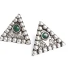 Boucles d’oreilles Jade Fibula Studs Yelli Jewels