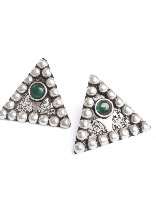 Boucles d’oreilles Jade Fibula Studs Yelli Jewels