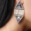 Boucles d’oreilles Sapphire Rain Pearl Earrings Yelli Jewels