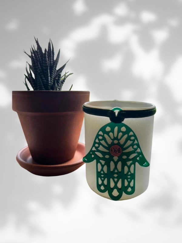 Bougie Khmissa Verte Kiff Concept Store