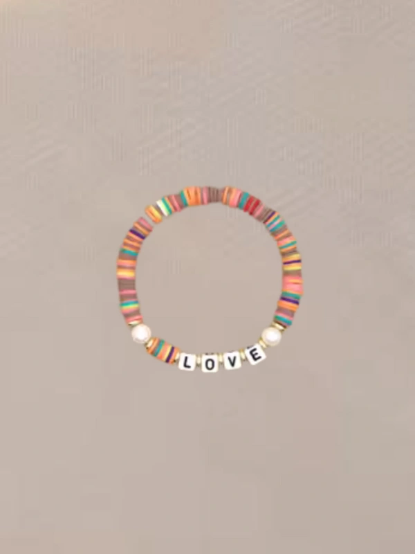 Bracelet Caoutchouc LOVE Kiff Concept Store