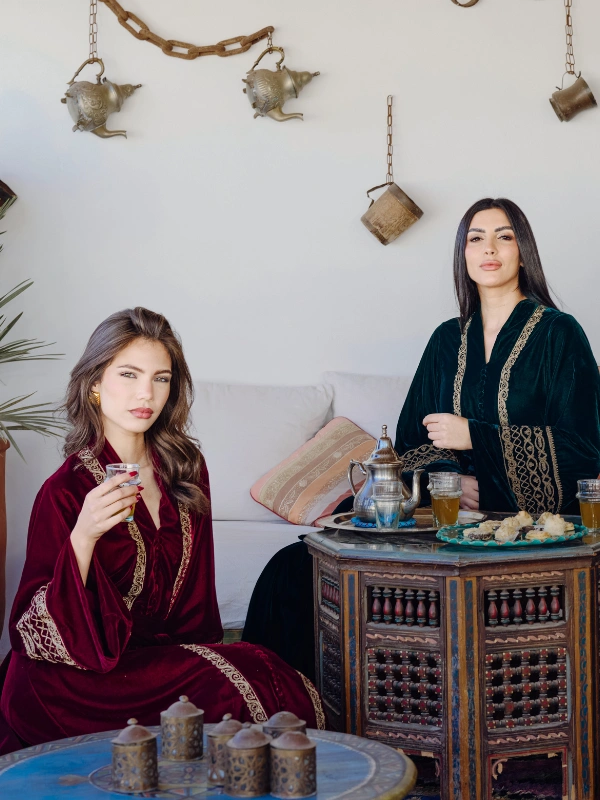 Caftan En Velours Yassandyass