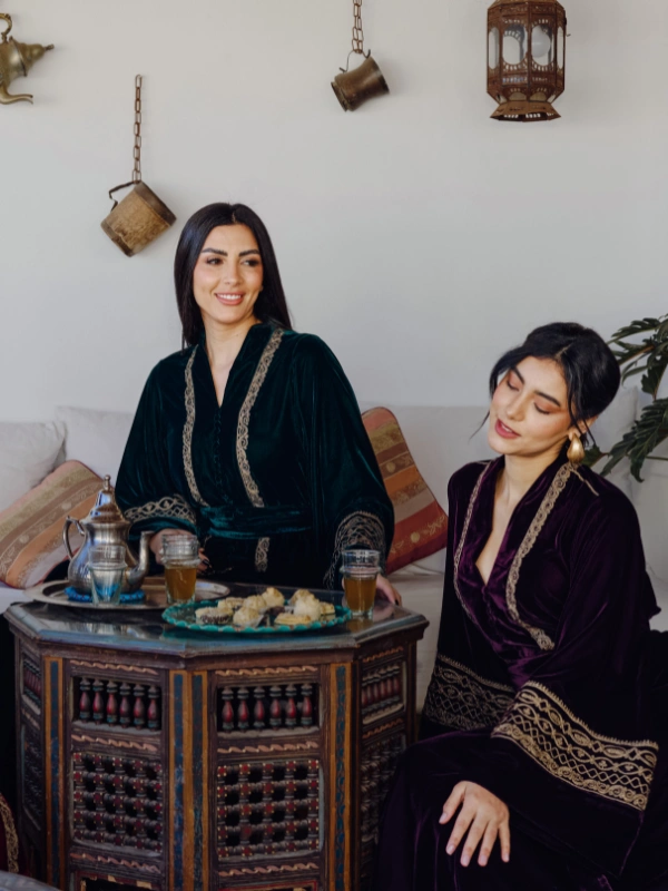 Caftan En Velours Yassandyass