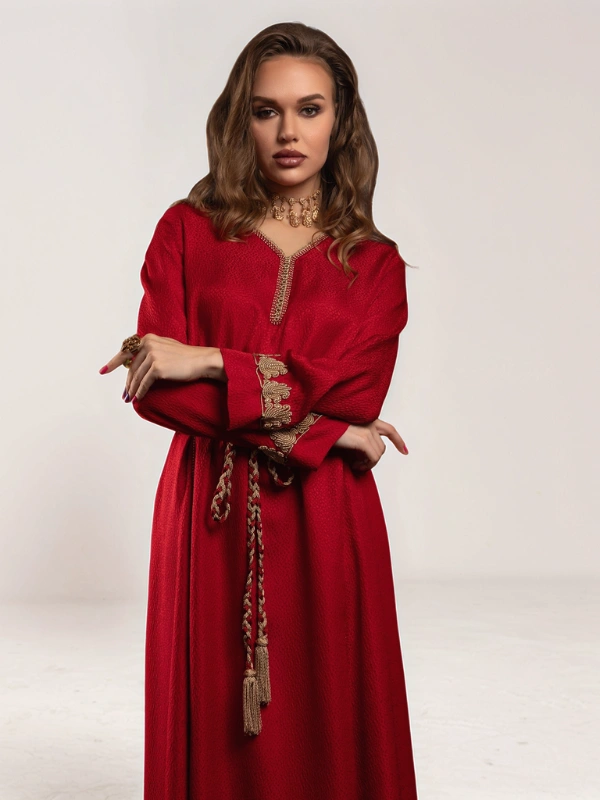 Caftan Hadia Rouge Inouchka