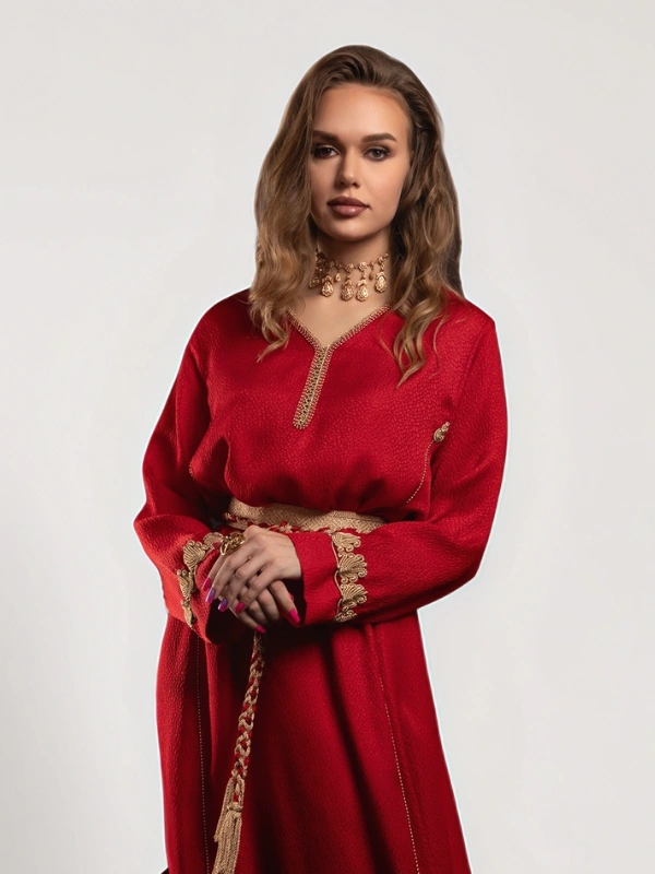 Caftan Hadia Rouge Inouchka