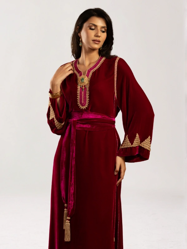 Caftan Hiba Fushia Inouchka