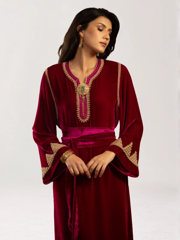 Caftan Hiba Fushia Inouchka