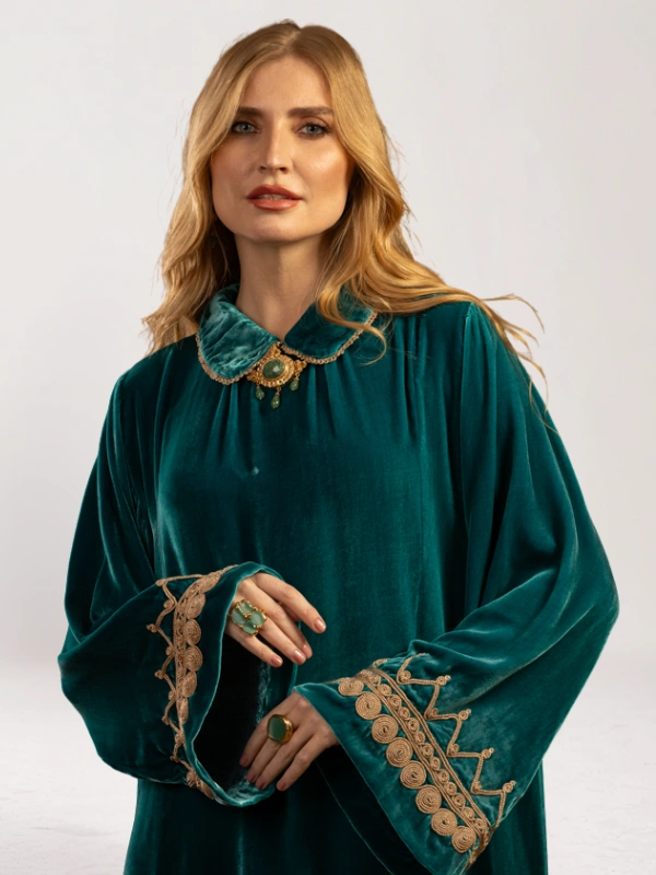 Caftan Ora Turquoise Inouchka