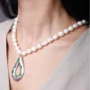 Collier Teardrop Pearl Necklace Yelli Jewels