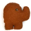 Coussin Eléphant Bouclette Terracotta Bambidou
