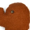 Coussin Eléphant Bouclette Terracotta Bambidou