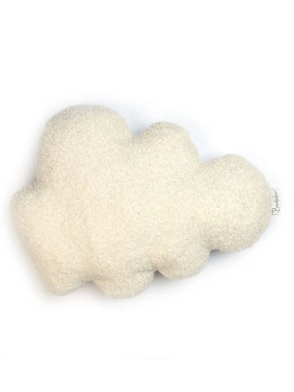 Coussin Nuage Bouclette Ivoire Bambidou