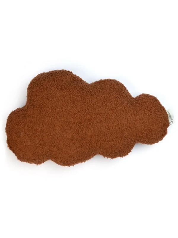 Coussin Nuage Bouclette Terracotta Bambidou