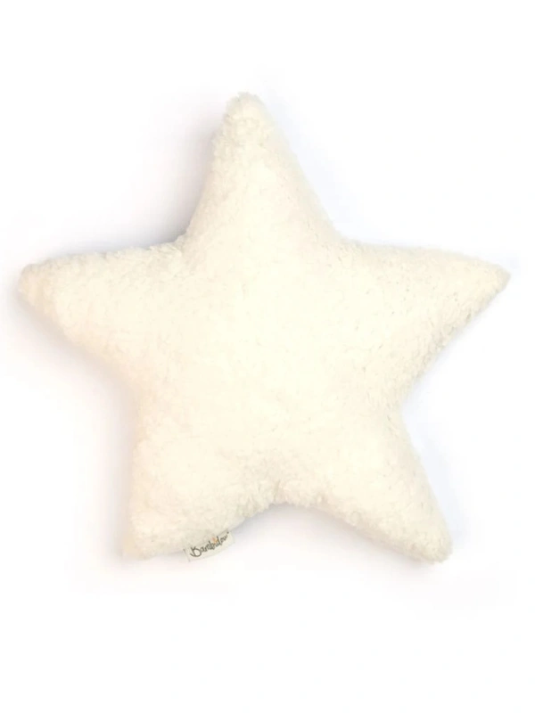 Coussin etoile enfants blanc bambidou