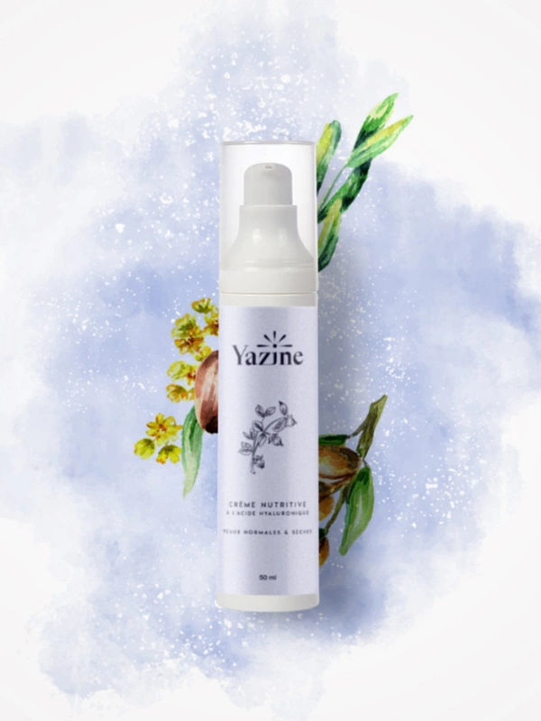 Crème Nutritive à L’Acide Hyaluronique Yazine Cosmetics