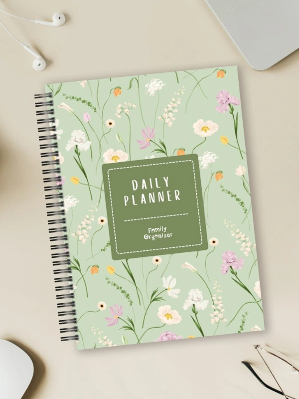 Daily Planner 2025 Family Organizer