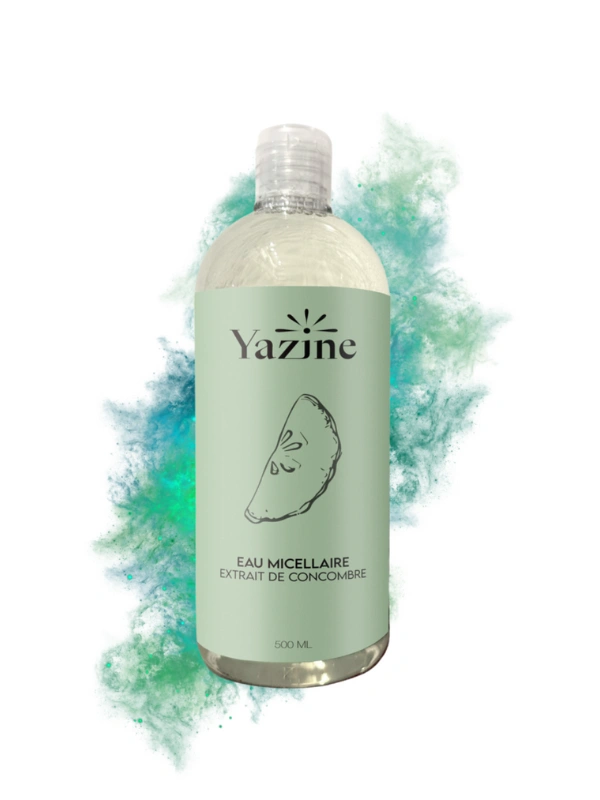 Eau Micellaire Démaquillante & Hydratante A L’extrait De Concombre Yazine Cosmetics