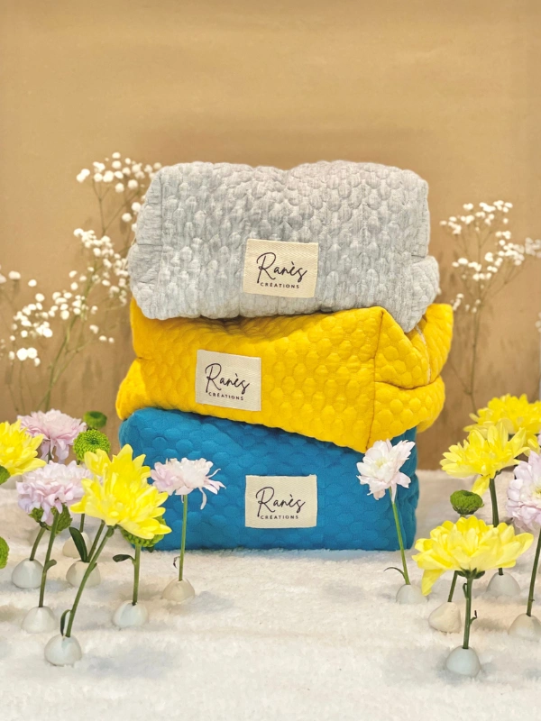 Grande Trousse en coton piqué Ranés