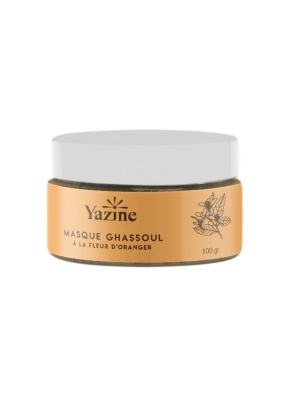 Masque Ghassoul à La Fleur D’oranger Yazine Cosmetics
