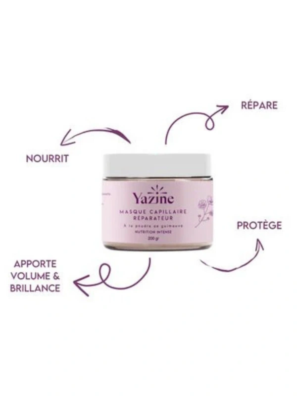 Masque Ultra Nourrissant Poudre De Guimauve Yazine Cosmetics