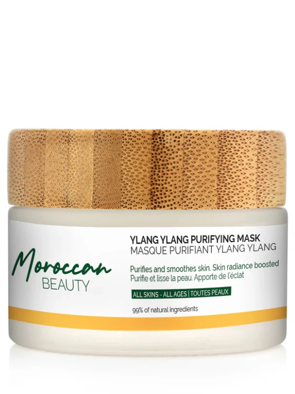 Masque purifiant Ylang Ylang 99% naturel Moroccan Beauty