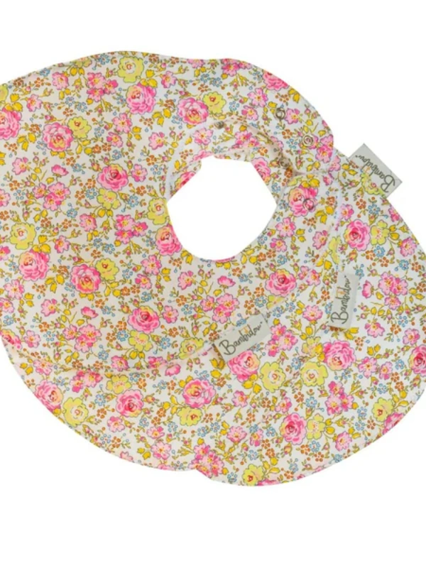 Pack 3 Bavoirs Classique Félicité Rose Liberty Bambidou