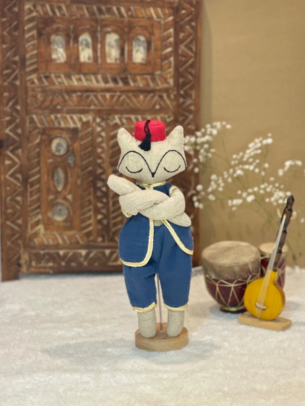 Petit Doudou Renard Tarbouche Ranés